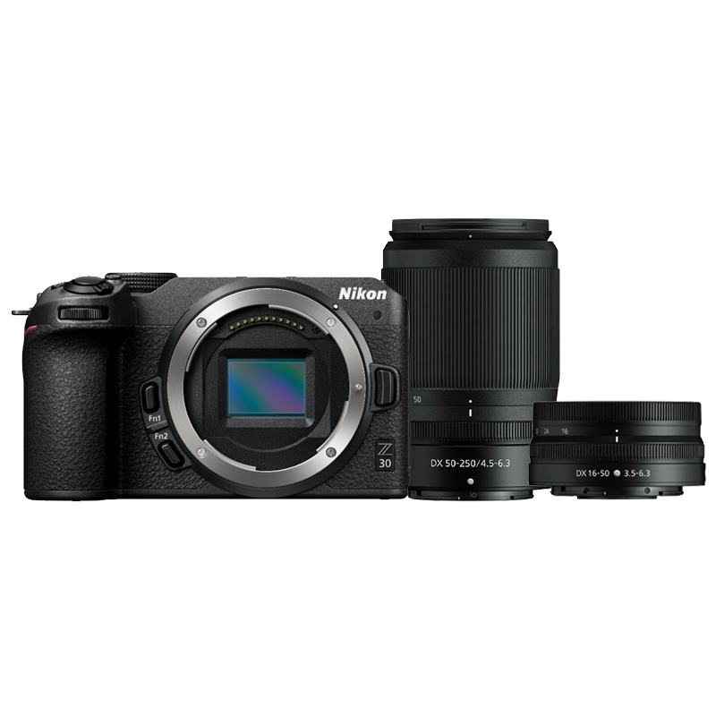 Nikon Z 30 + Z DX 16-50mm F/3.5-6.3 VR + Z DX 50-250mm F/4.5-6.3 VR